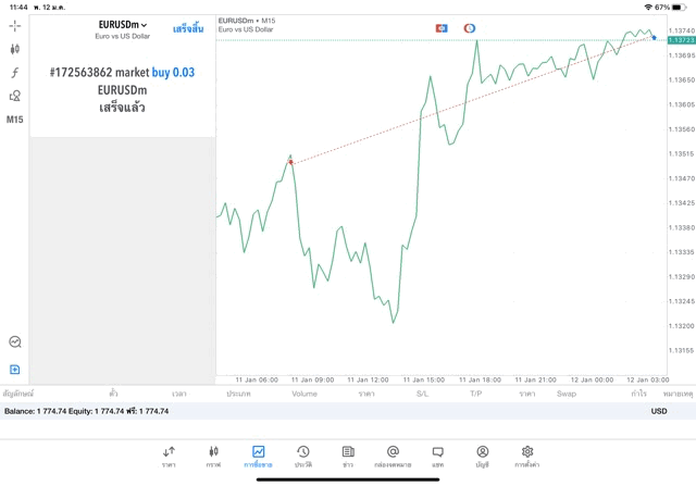 แอพเล่นหุ้น Mt5 หรือ Meta trader 5