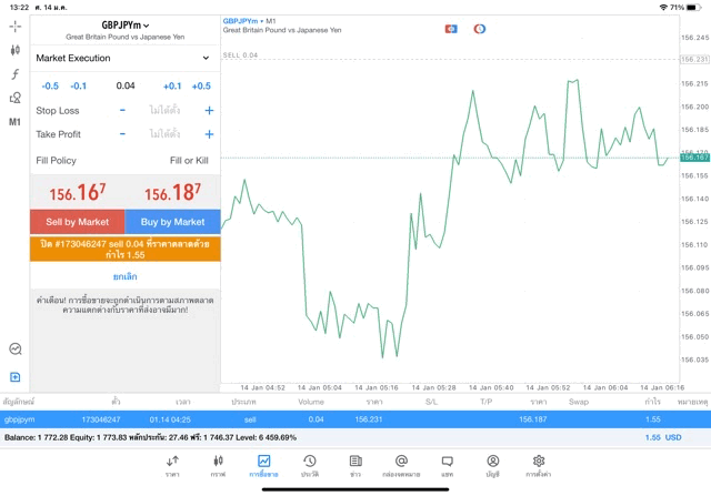 แอพเล่นหุ้น Mt5 หรือ Meta trader 5